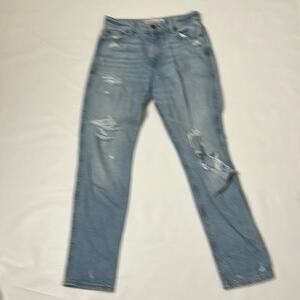 ABERCROMBIE & FITCH GIRLFRIEND HIGH‎ RISE JEANS SIZE W25 L27